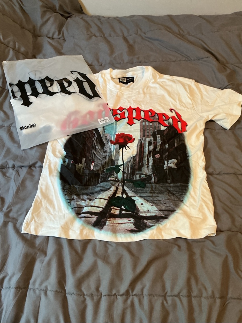 White And Red Godspeed shirt